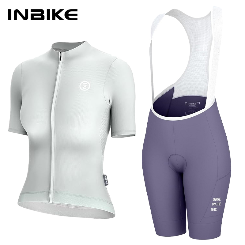 Cycling Bib Shorts - Conjunto de Jersey de Ciclismo Feminino