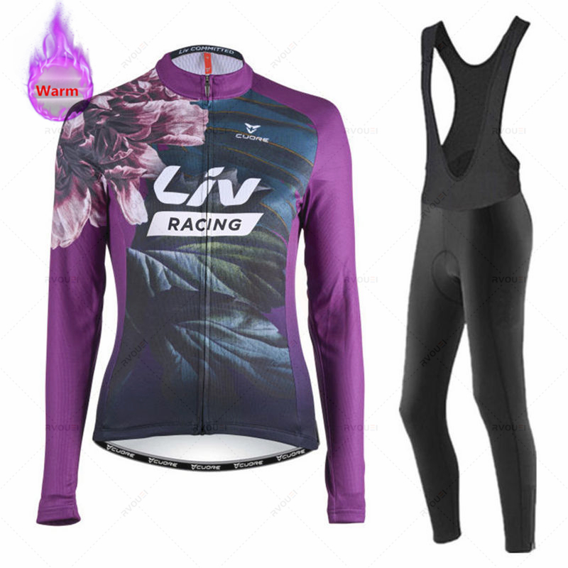 Cycling Gear Brands - Liv feminino inverno conjunto de bicicleta