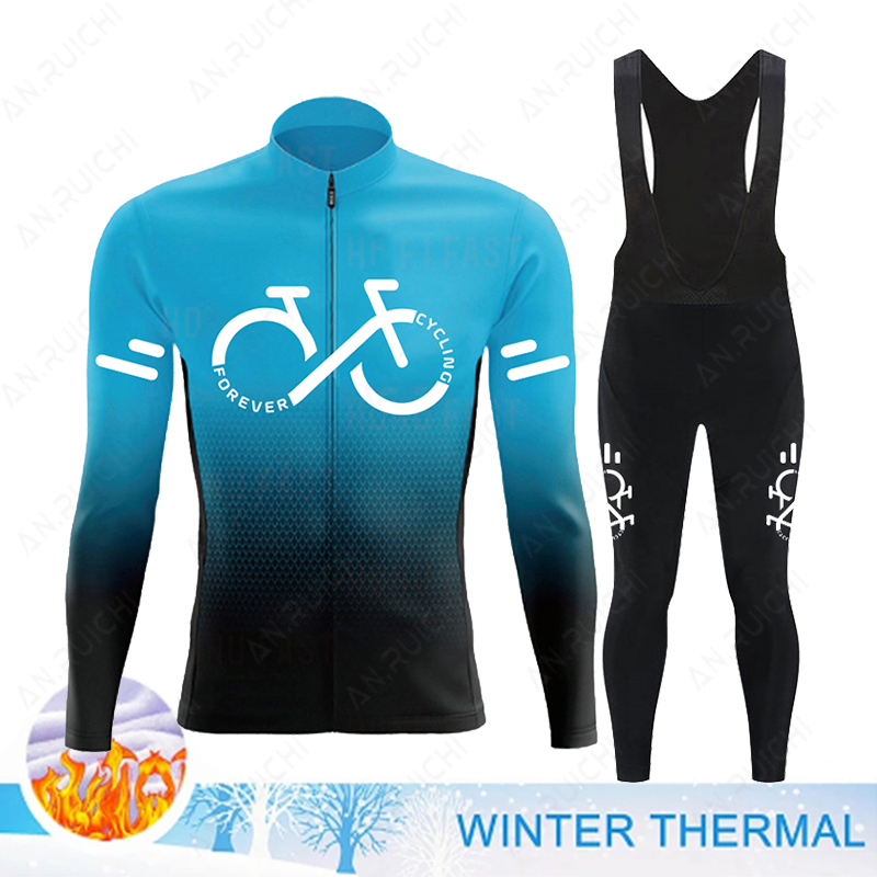 Cycling Gear Brands - 2023 inverno velo térmico conjunto camisa