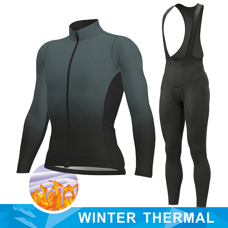 Cycling Bib Shorts - Conjunto de Ciclismo Térmico de Inverno