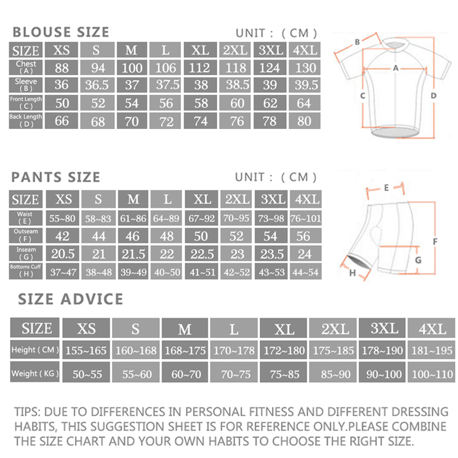Conjunto de roupa de ciclismo  - Cycling Bib Shorts avaliação e preço